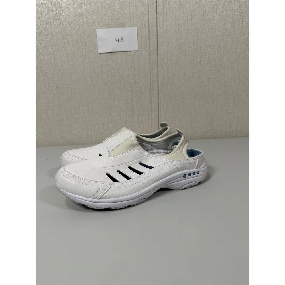 Easy Spirit Women's Spirit ‎ Walking Shoes White Slip On size 7.5
